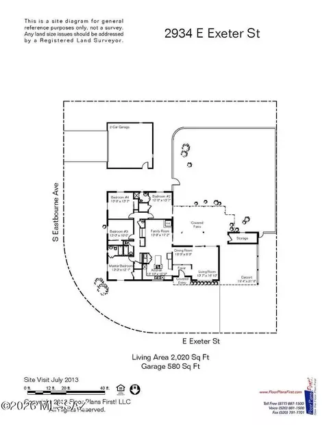 Floorplan - 2934 Exeter St, Tucson, AZ 85716 photo 1 of 2