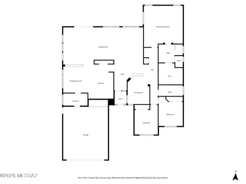 Floorplan - 63178 E Brooke Pk Dr, Saddlebrooke, AZ 85739 photo 1 of 2