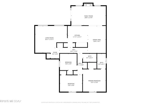 Floorplan - 3371 W Eunice St, Tucson, AZ 85741 photo 1 of 2