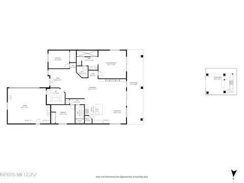 Floorplan - 834 S Deer Meadow Loop, Tucson, AZ 85745 photo 1 of 1