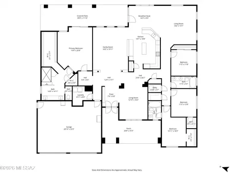 Floorplan - 10528 S Coyote Melon Loop, Vail, AZ 85641 photo 1 of 1