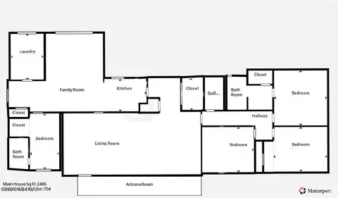 Floorplan - 4130 E River Rd, Tucson, AZ 85718 photo 1 of 2