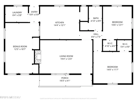 Floorplan - 1038 E Blanton Dr, Tucson, AZ 85719 photo 1 of 1