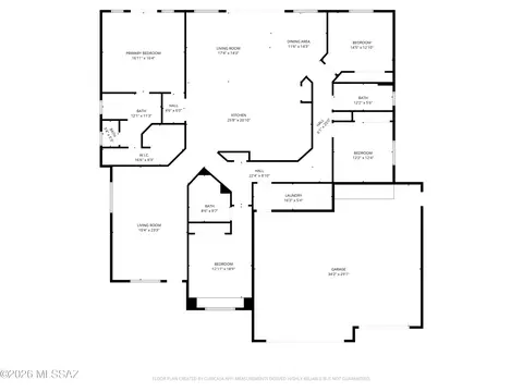 Floorplan - 14527 E Sands Ranch Rd, Vail, AZ 85641 photo 1 of 1