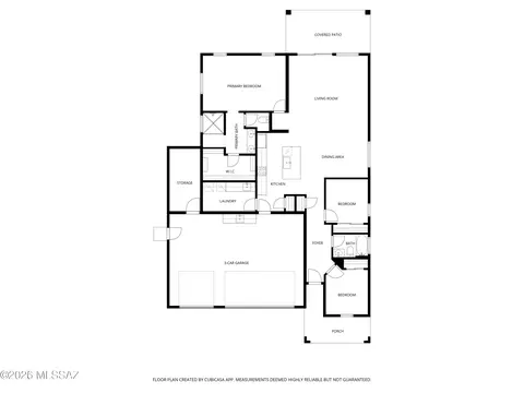 Floorplan - 230 S Richmond Dr, Vail, AZ 85641 photo 1 of 1