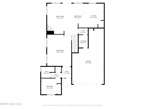 Floorplan - 282 E Forrest Feezor St, Vail, AZ 85641 photo 1 of 4