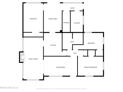 Floorplan - 3632 E Juarez St, Tucson, AZ 85713 photo 2 of 2