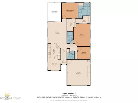 Floorplan - 9685 E Belasco Loop, Tucson, AZ 85748 photo 3 of 3