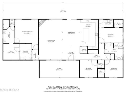 Floorplan - 16276 Empire View Rd, Vail, AZ 85641 photo 4 of 5