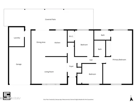 Floorplan - 7449 E 18th St, Tucson, AZ 85710 photo 1 of 1