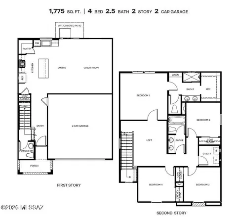 Floorplan - 5959 E Jayden Ln, Tucson, AZ 85756 photo 1 of 1