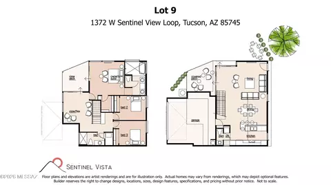 Floorplan - 1372 W Sentinel View Loop W, Tucson, AZ 85745 photo 1 of 1