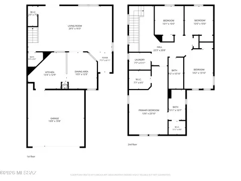 Floorplan - 5779 S Manta Ray Rd, Tucson, AZ 85706 photo 6 of 6