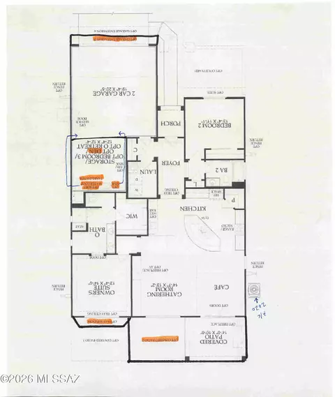 Floorplan - 14066 E Stanhope Blvd, Vail, AZ 85641 photo 1 of 1