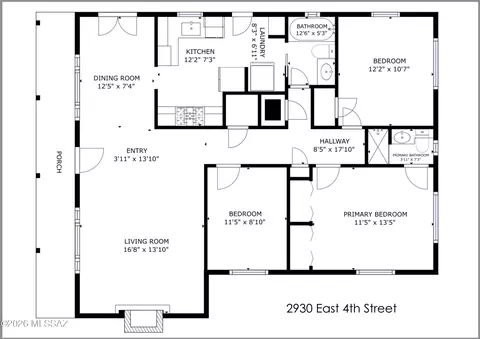 Floorplan - 2930 E 4th St, Tucson, AZ 85716 photo 1 of 2