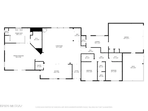 Floorplan - 10426 E Cloudcroft Dr, Hereford, AZ 85615 photo 3 of 3