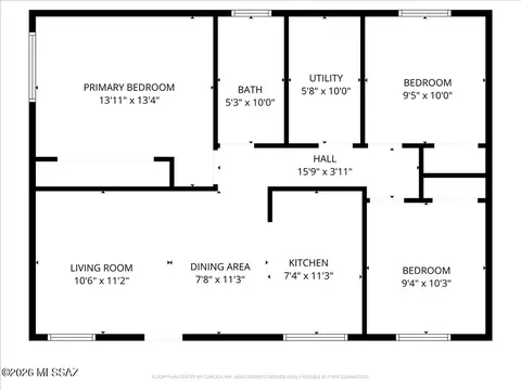 Floorplan - 113 E District St, Tucson, AZ 85714 photo 1 of 1