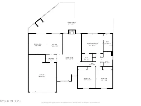 Floorplan - 9341 E 5th St, Tucson, AZ 85710 photo 1 of 1