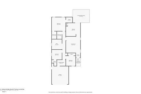 Floorplan - 3894 E Bright View St, Tucson, AZ 85706 photo 1 of 1