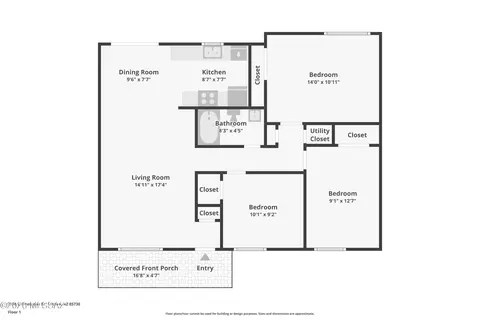 Floorplan - 7299 E Freestone Dr, Tucson, AZ 85730 photo 1 of 1
