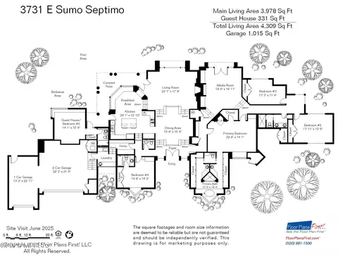 Floorplan - 3731 E Sumo Septimo, Tucson, AZ 85718 photo 1 of 1