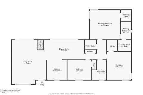 Floorplan - 5426 E 6th St, Tucson, AZ 85711 photo 1 of 2