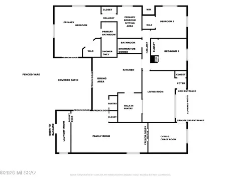 Floorplan - 300 N Bowie Ave, Willcox, AZ 85643 photo 1 of 2