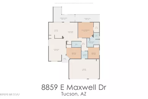 Floorplan - 8859 E Maxwell Dr, Tucson, AZ 85747 photo 2 of 2