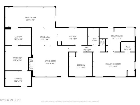 Floorplan - 5951 Eli St, Tucson, AZ 85711 photo 1 of 1