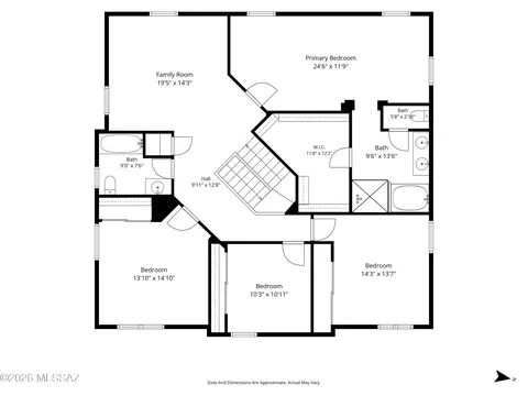 Floorplan - 3703 E Capriole Pl, Tucson, AZ 85739 photo 2 of 2