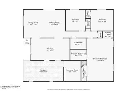 Floorplan - 8448 E Ruby Dr, Tucson, AZ 85730 photo 1 of 1