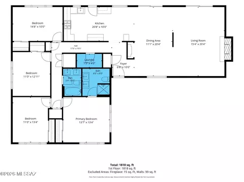 Floorplan - 5414 E 3rd St, Tucson, AZ 85711 photo 1 of 2