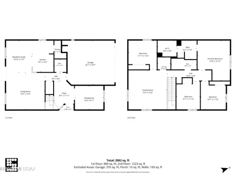 Floorplan - 6726 E Sea Horse Rd, Tucson, AZ 85756 photo 2 of 2