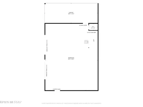 Floorplan - 194 S Taylor Rd, Willcox, AZ 85643 photo 2 of 2