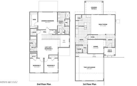 Floorplan - 8855 E Abrams Loop, Tucson, AZ 85710 photo 1 of 1