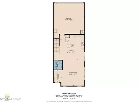 Floorplan - 1008 E Descent St, Tucson, AZ 85719 photo 3 of 4