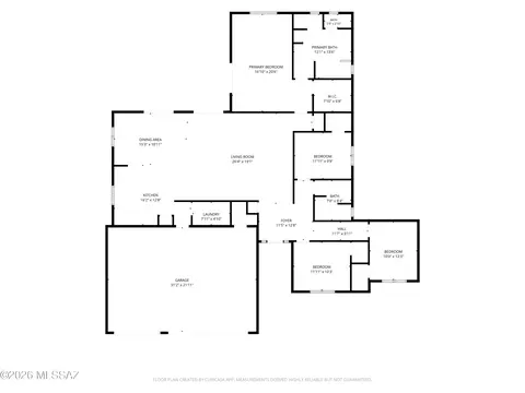 Floorplan - 3335 E Canyoneer Dr, Vail, AZ 85641 photo 1 of 1