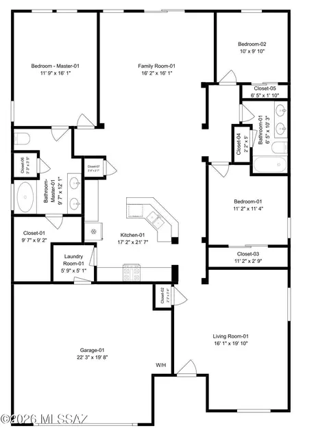 Floorplan - 3576 E Mecate Rd, Tucson, AZ 85739 photo 2 of 2