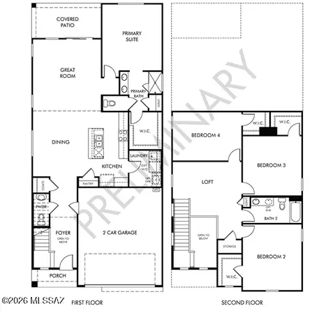 Floorplan - 12665 E Caden Dr, Vail, AZ 85641 photo 1 of 1