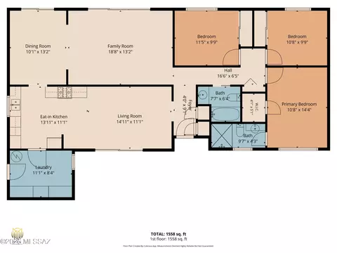 Floorplan - 7449 Eli Dr, Tucson, AZ 85710 photo 1 of 1