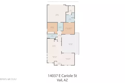 Floorplan - 14037 E Cariole St, Vail, AZ 85641 photo 1 of 1