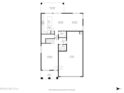 Floorplan - 11410 E Desert Raptor Loop, Tucson, AZ 85747 photo 1 of 4