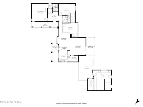 Floorplan - 13810 E Candace Ln, Vail, AZ 85641 photo 1 of 1