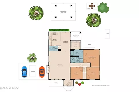 Floorplan - 5346 E 9th St, Tucson, AZ 85711 photo 3 of 3