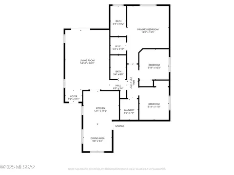 Floorplan - 8807 E Mountain Spring Dr, Tucson, AZ 85747 photo 1 of 1