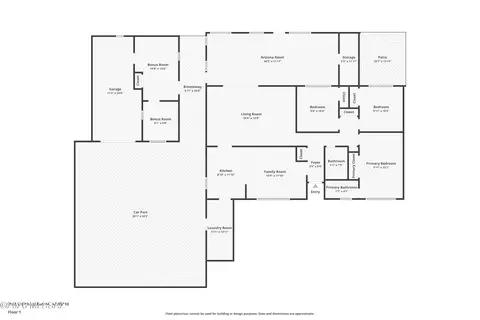 Floorplan - 7565 E 29th St, Tucson, AZ 85710 photo 1 of 1