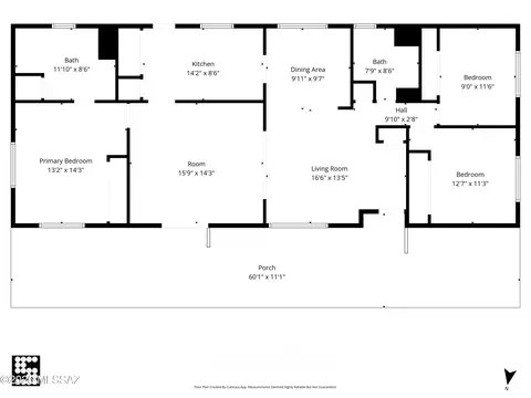 Floorplan - 1534 E Ginter Rd, Tucson, AZ 85706 photo 1 of 1