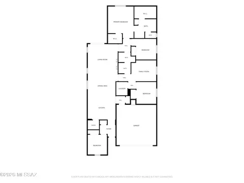 Floorplan - 10071 S Rolling Water Dr, Vail, AZ 85641 photo 1 of 1