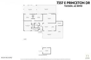 Floorplan - 7357 E Princeton Dr, Tucson, AZ 85710 photo 1 of 1
