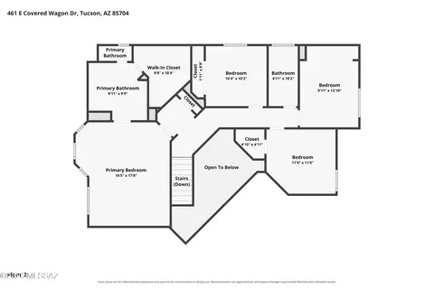 Floorplan - 461 E Covered Wagon Dr, Tucson, AZ 85704 photo 3 of 3